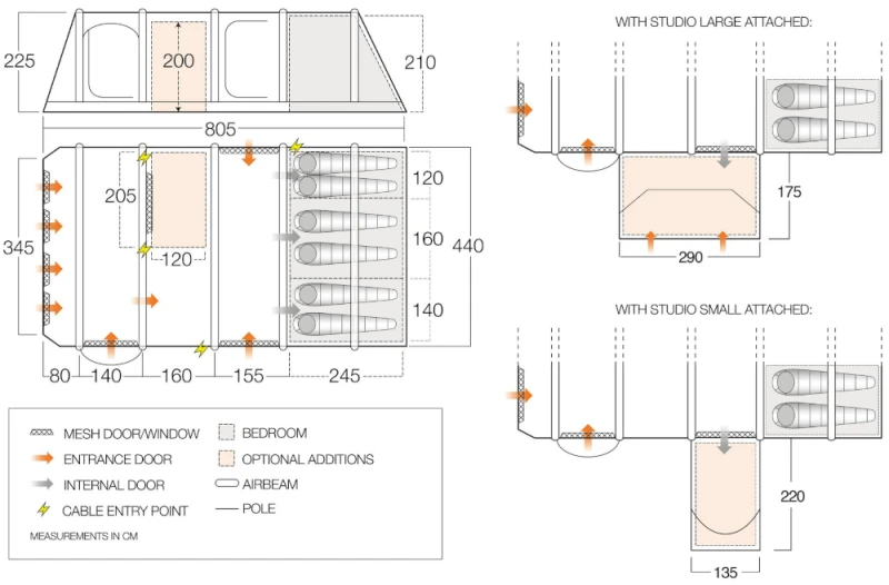 Vango Anantara IV Air TC 650XL Airbeam Tent 2023 - Image 2
