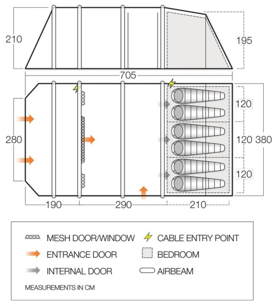 Vango Stargrove II 600XL Tent 2022 - Image 2