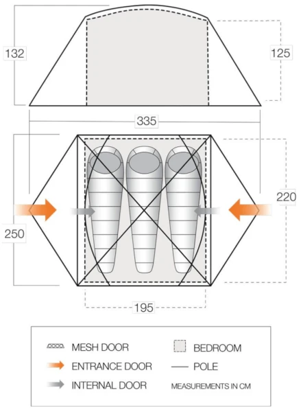 Vango Tryfan 300 Tent 2023 - Image 2