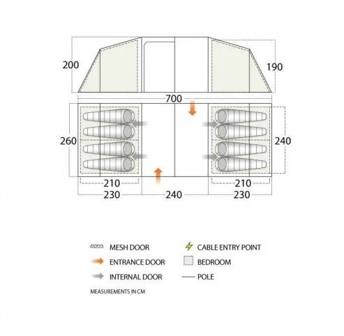 Vango Longleat II Air 800XL Tent 2022 - Image 2