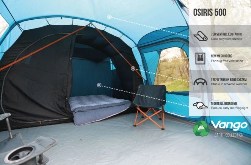 Vango Osiris 500 (Poled) Tent 2022 - Image 4