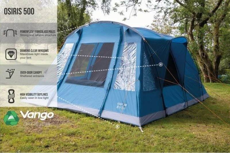 Vango Osiris 500 (Poled) Tent 2022 - Image 5