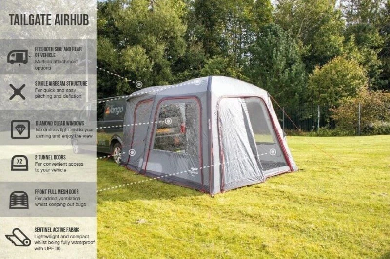 Vango Tailgate AirHub Low Inflatable Awning 2023 - Image 4