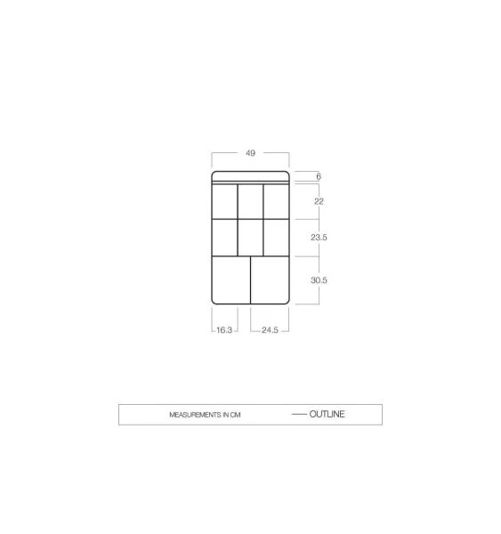 Vango Sky Storage 8 Pocket Organiser - Image 2